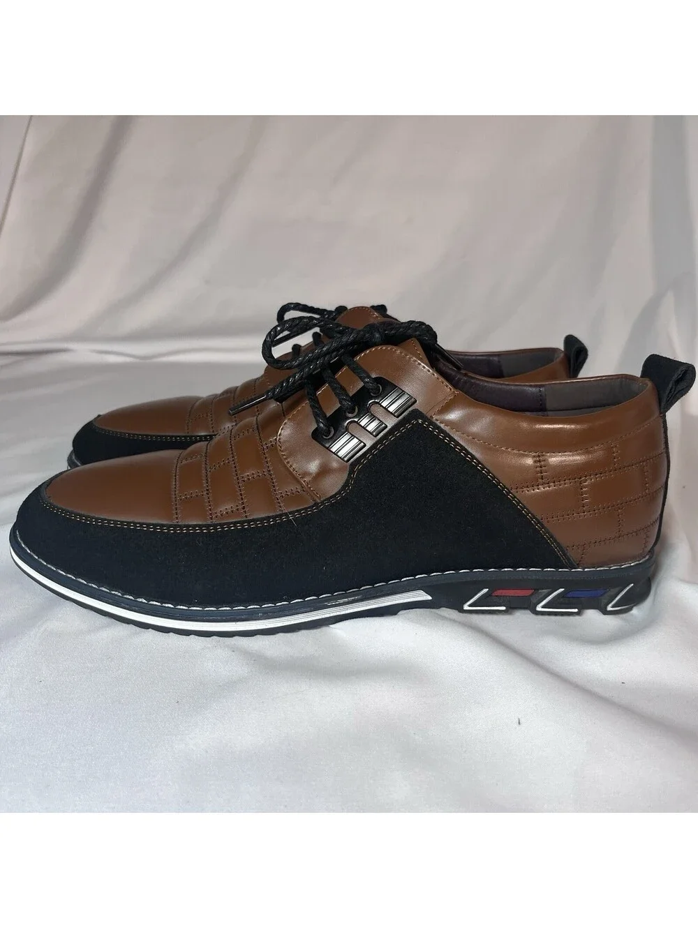 Gatsby Two-Tone Brown and Black Oxford Dress Shoes